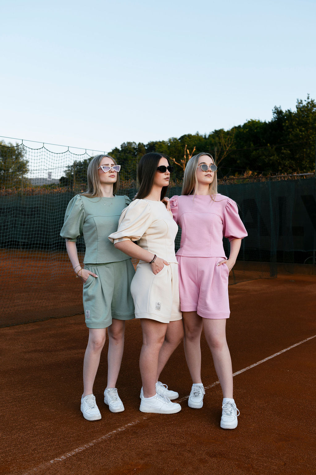 0–SOFT GREEN SHORT SET