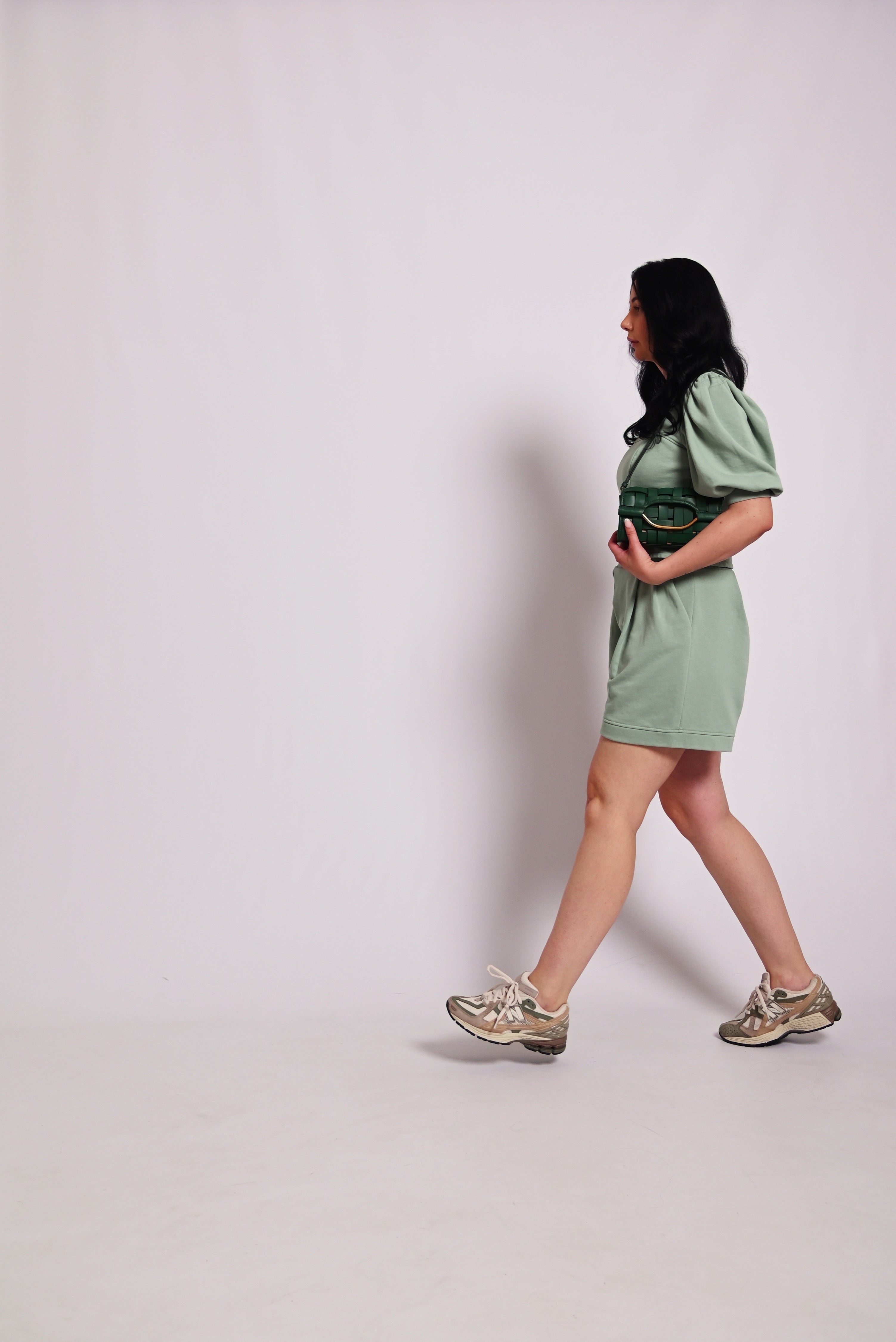 0–SOFT GREEN SHORT SET