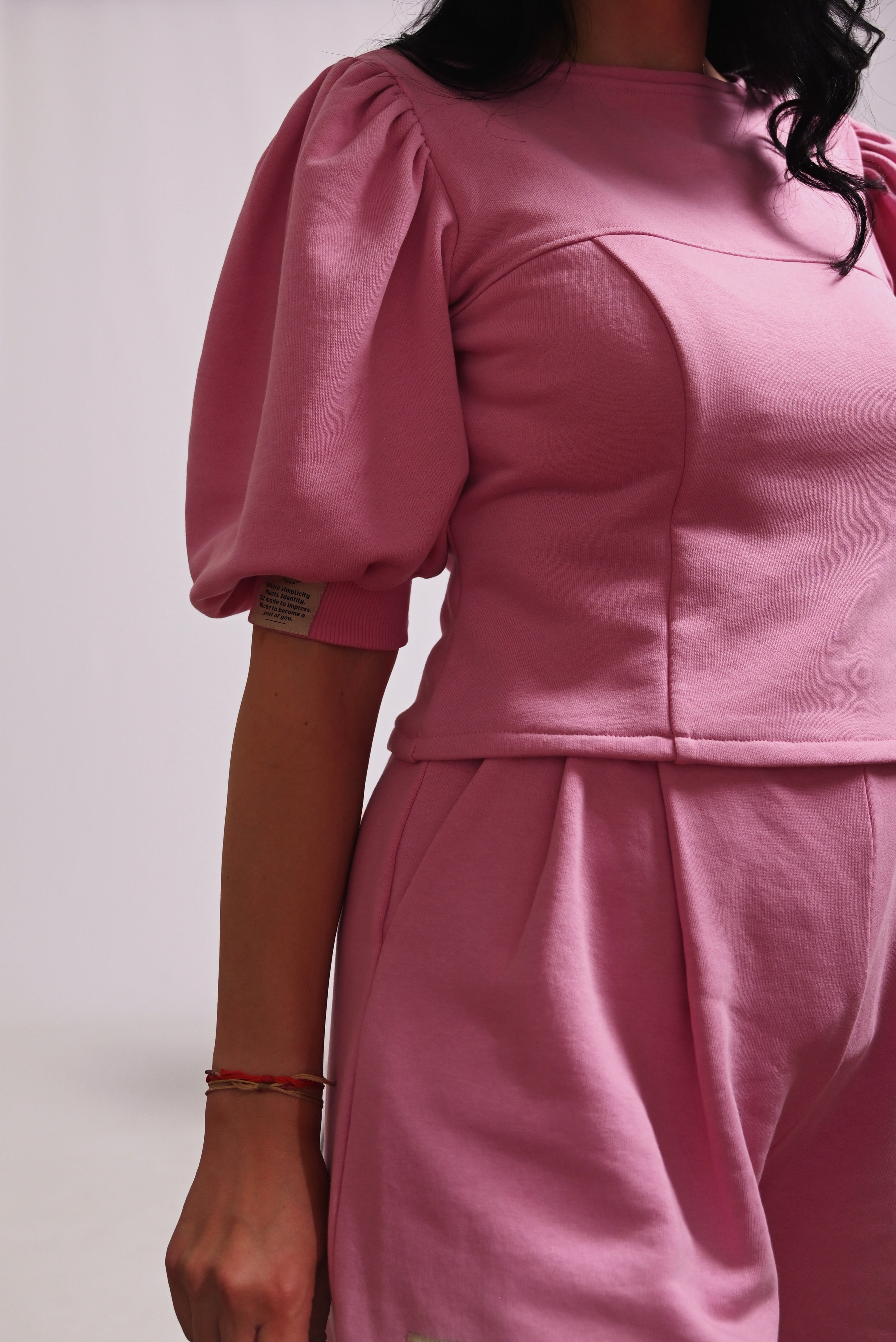 0–SOFT PINK SHORT SET